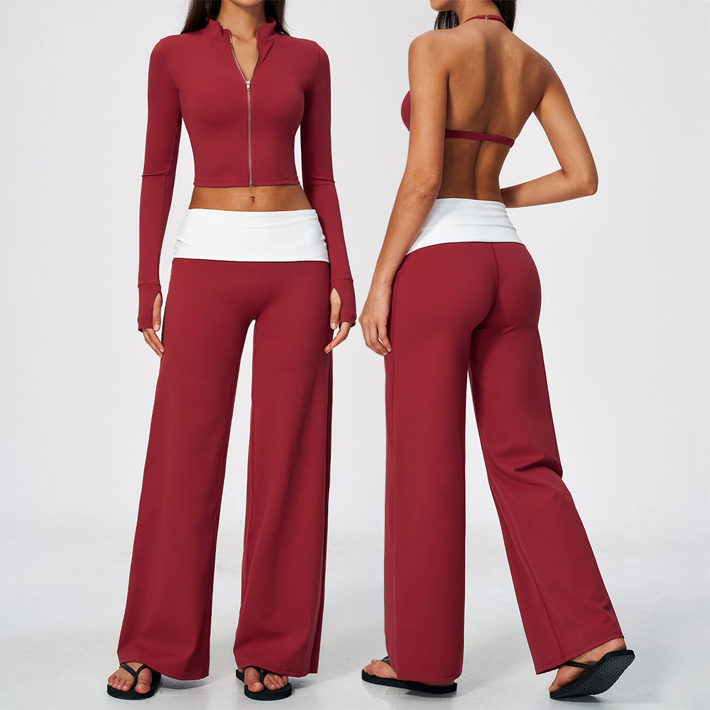 Yoga & Fitness With Faye The Well Being Studio Abbots Langley Reviews - Zip Jacket Wide Leg Pants 2