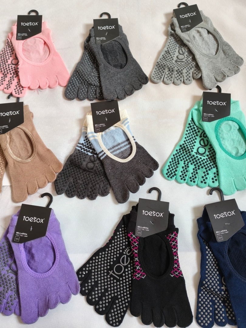 Yoga Fitness Gym - Toesox Yoga Five-Toe Socks Men's Women's