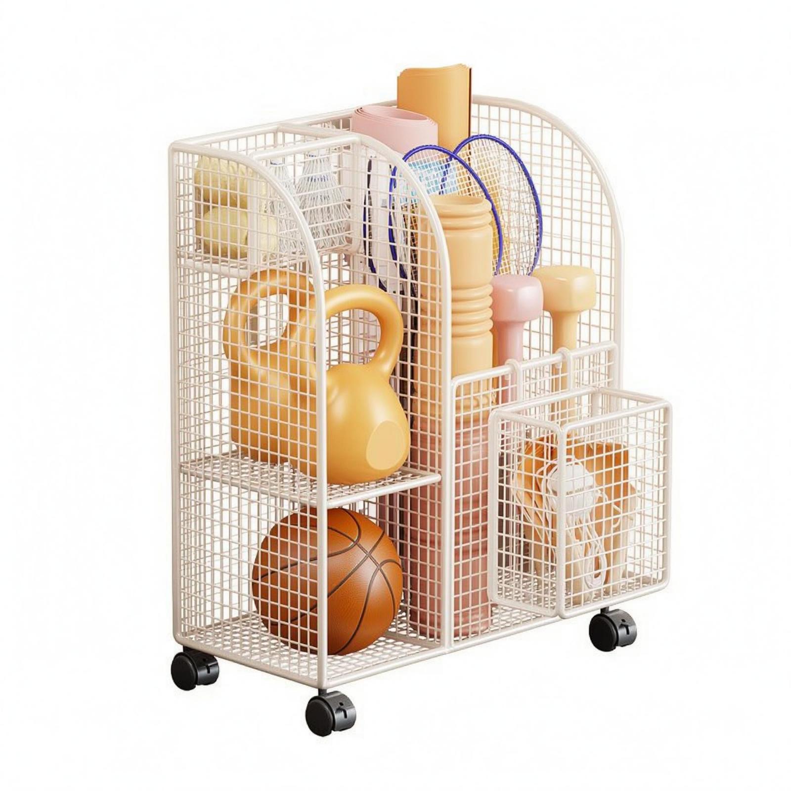Compact Iron Wire Rack for Exe - Yoga Fitness Ball ulasan dan harga