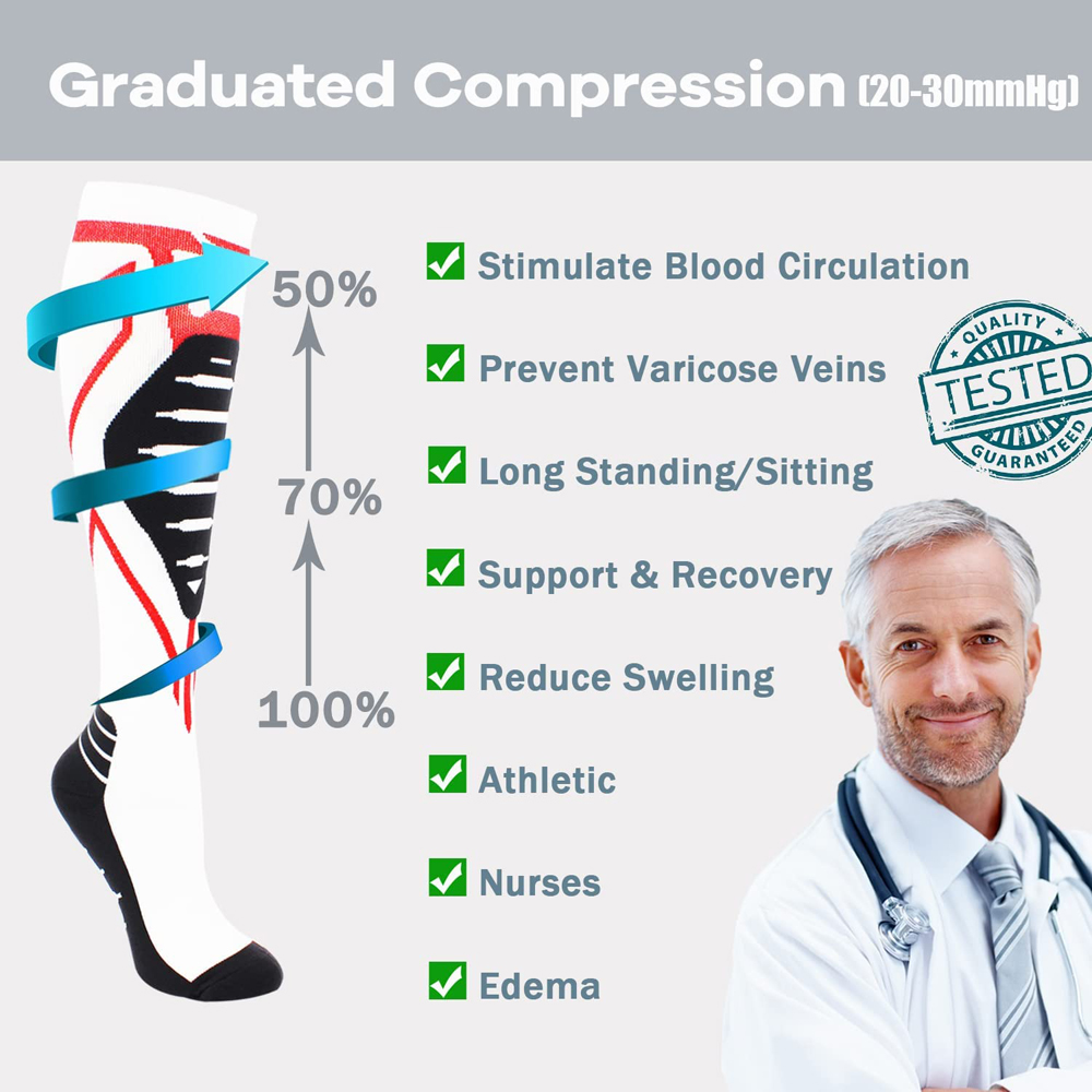 1Pair Compression Socks for Me - Knee Sleeve Compression ulasan dan harga