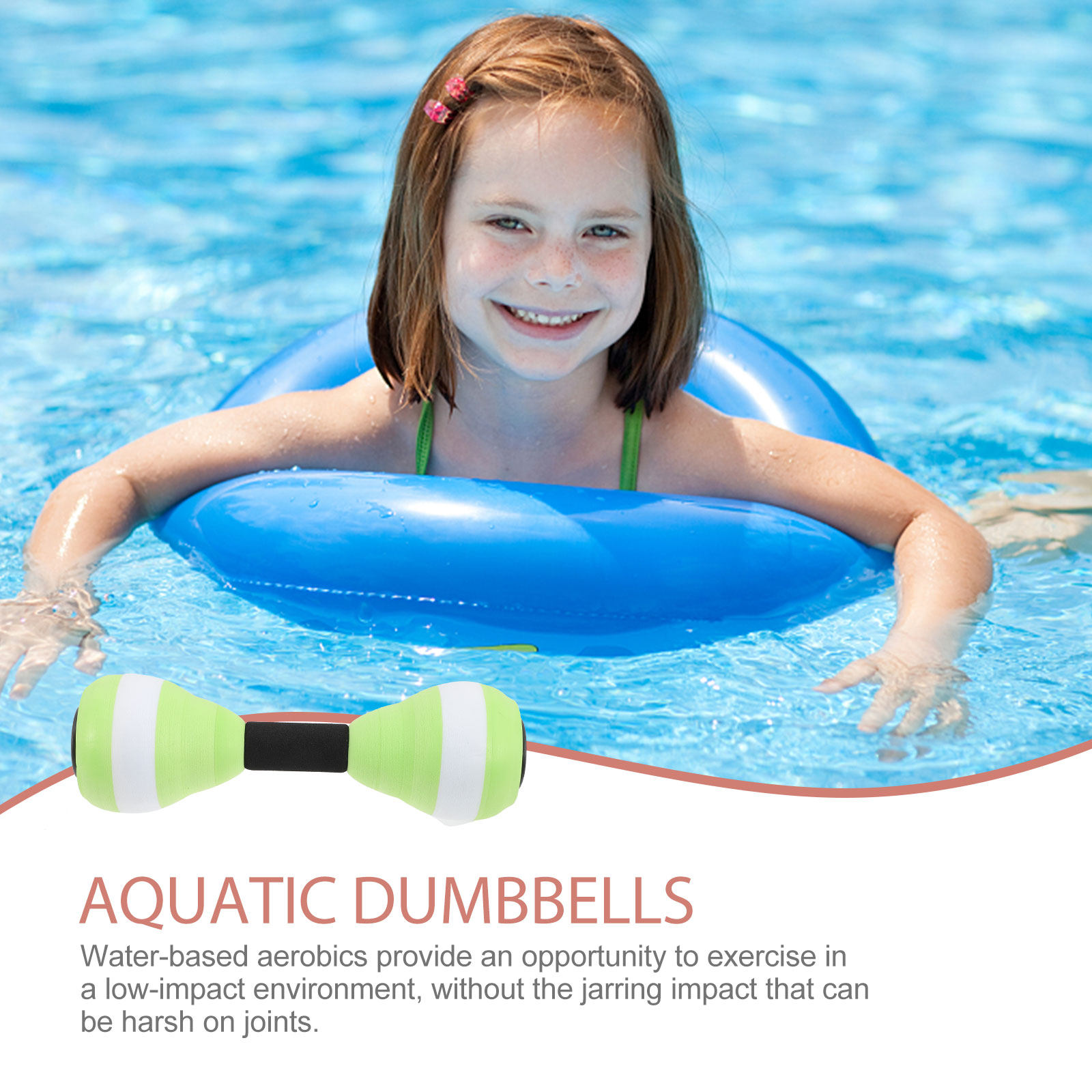 1Pair Floating Water Dumbbells - Fitness Yoga Youth ulasan dan harga