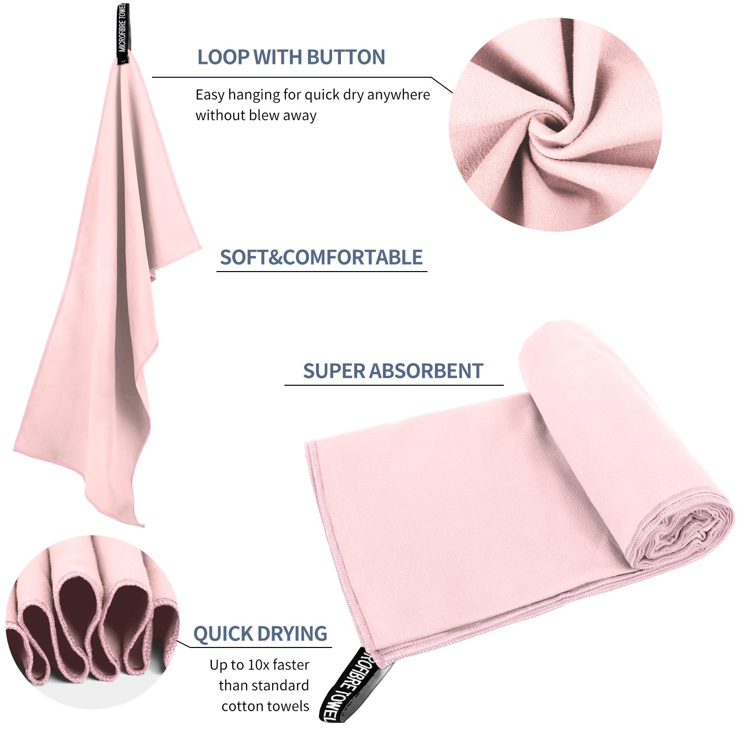 1 PCS 40x80cm Microfiber Gym T - Yoga Fitness Gym ulasan dan harga