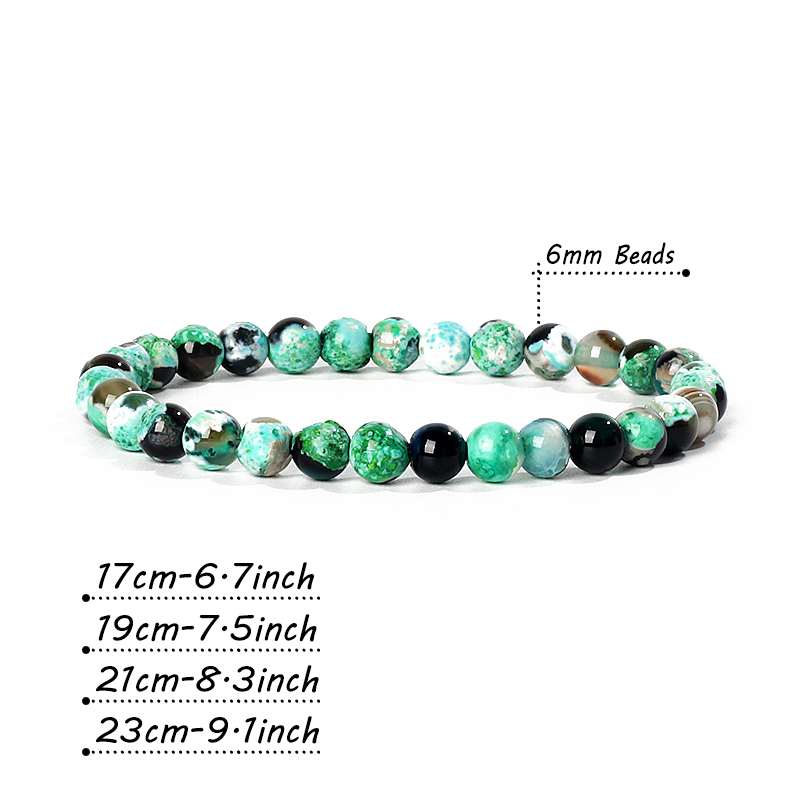 Natural Stone Agates Bracelet  - Yoga Fitness Gifts ulasan dan harga