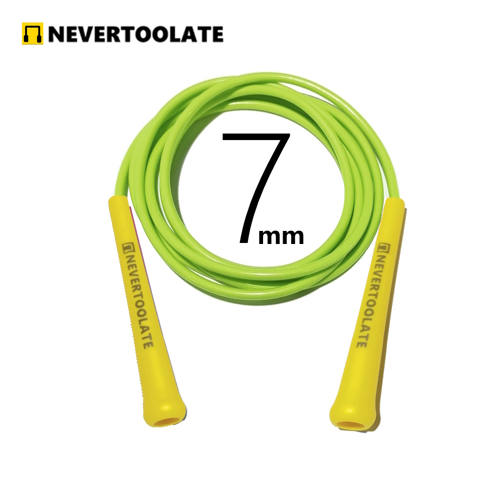 7mm diameter PVC AND PU MATERI - Speed Skipping Rope ulasan dan harga