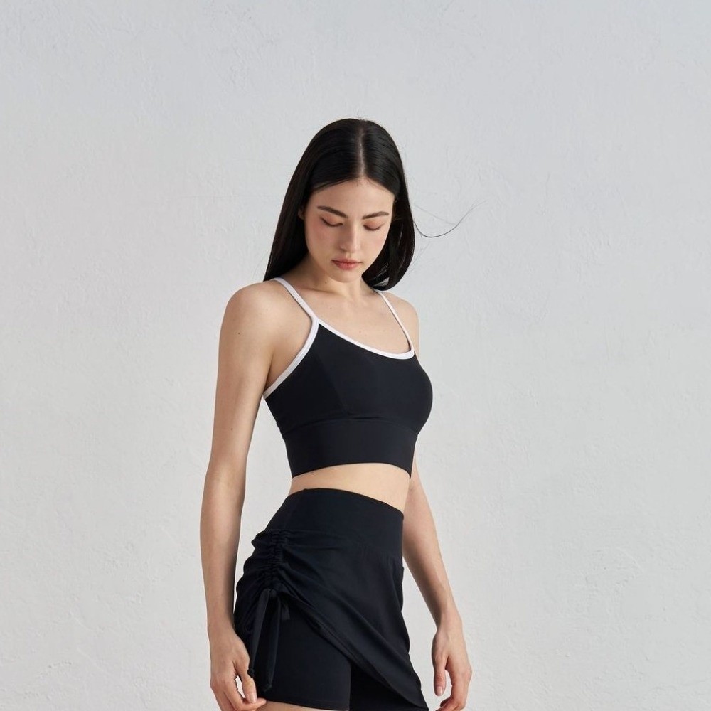 Contrasting Color Sports Vest  - Fitness Yoga Youth ulasan dan harga