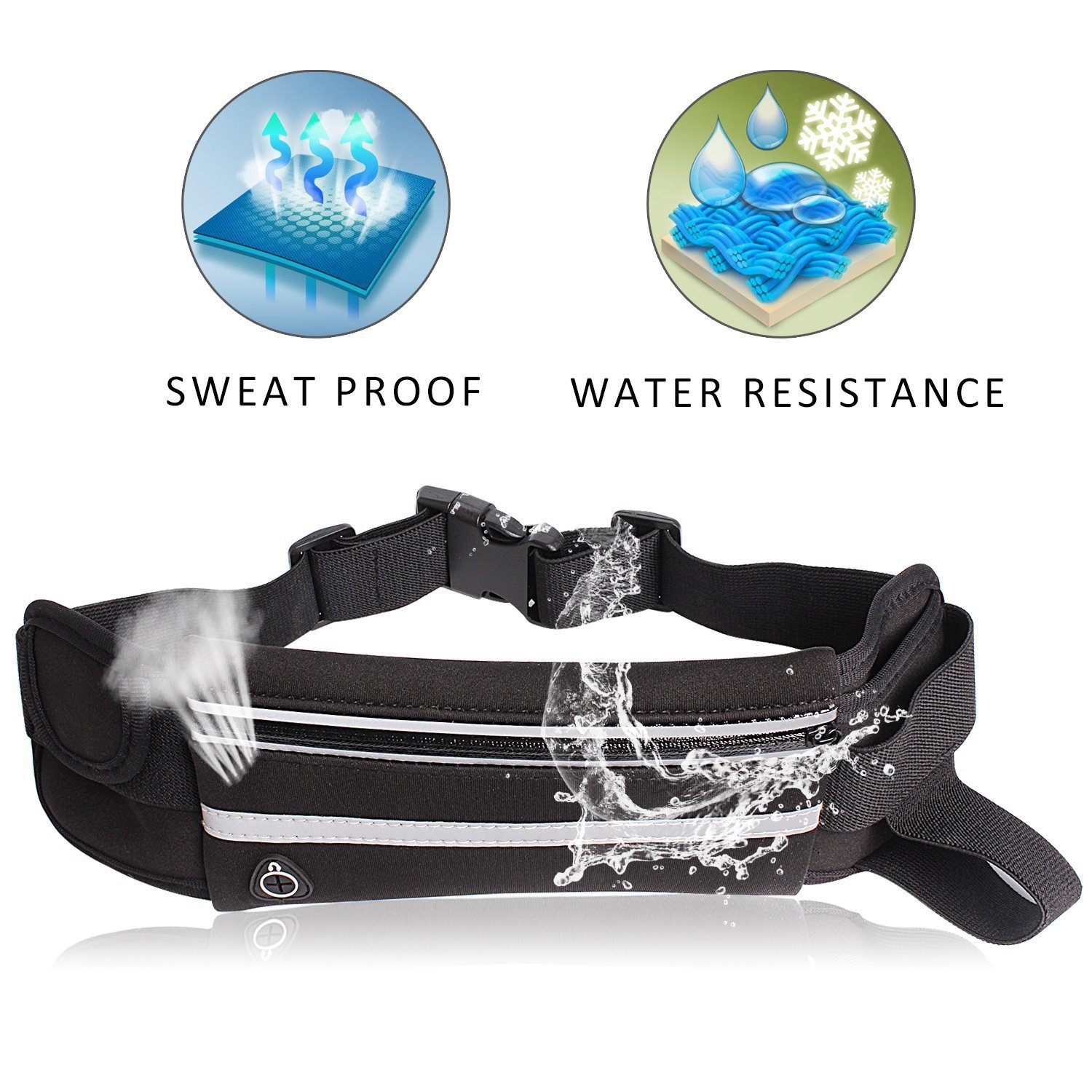 Sports Waist Fanny Pack Adjust - Yoga Fitness Apple ulasan dan harga