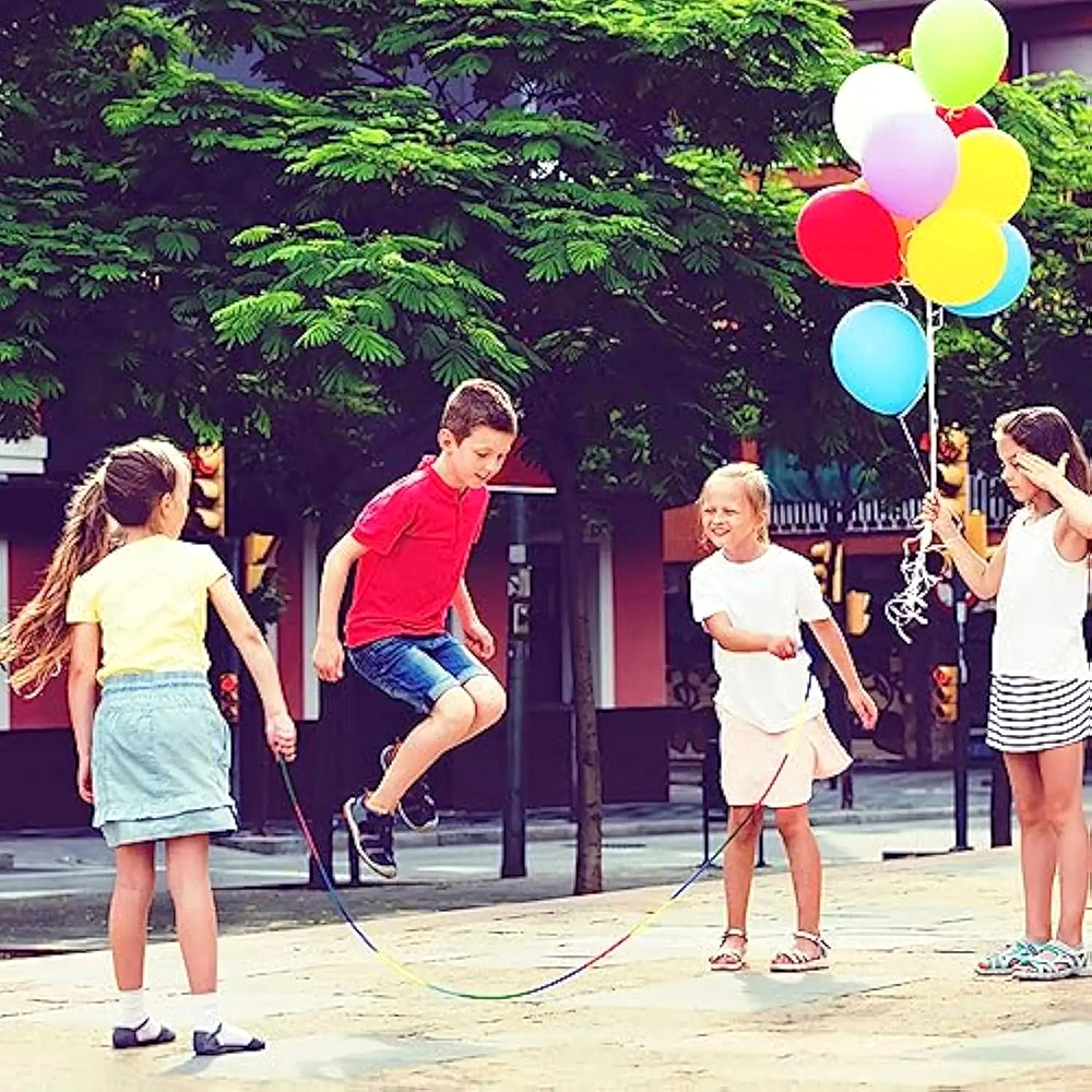 5M Rainbow Long Jump Rope for  - Speed Skipping Rope ulasan dan harga