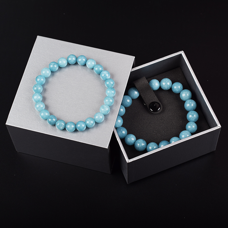Natural Aquamarines Bracelet o - Yoga Fitness Gifts ulasan dan harga