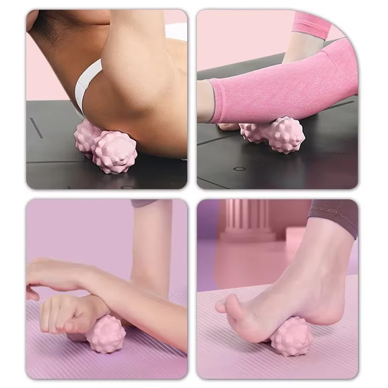 TPR Raised Point Fascia Massag - Yoga Fitness Ball ulasan dan harga