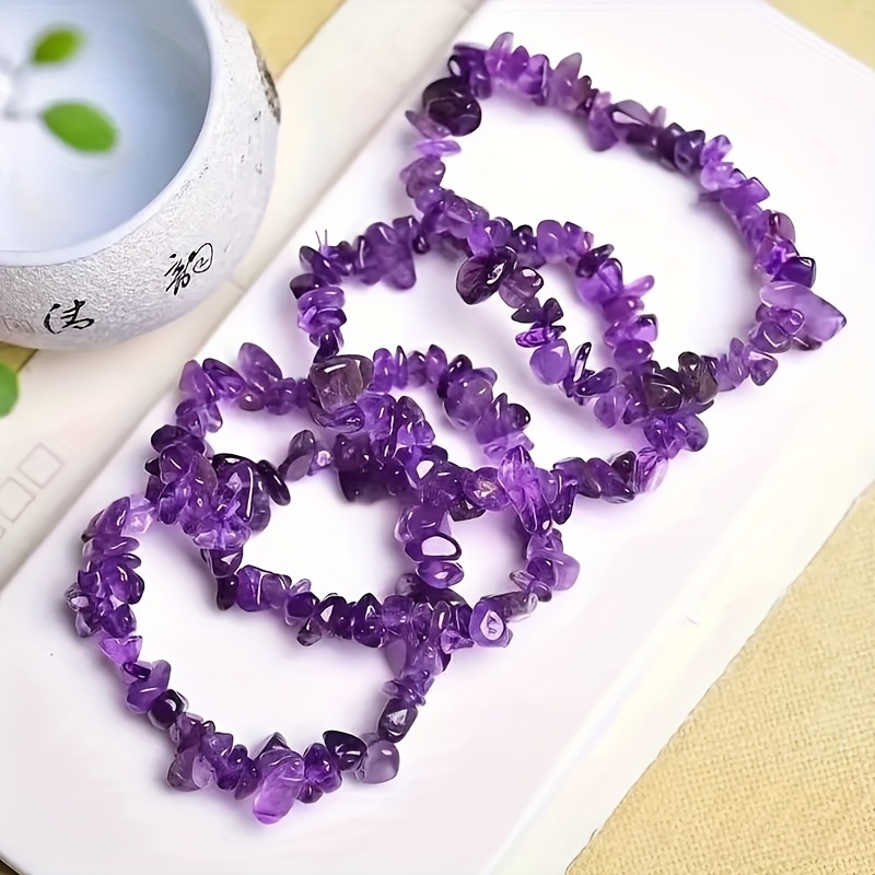 Natural Stone Amethyst Irregua - Yoga Fitness Gifts ulasan dan harga