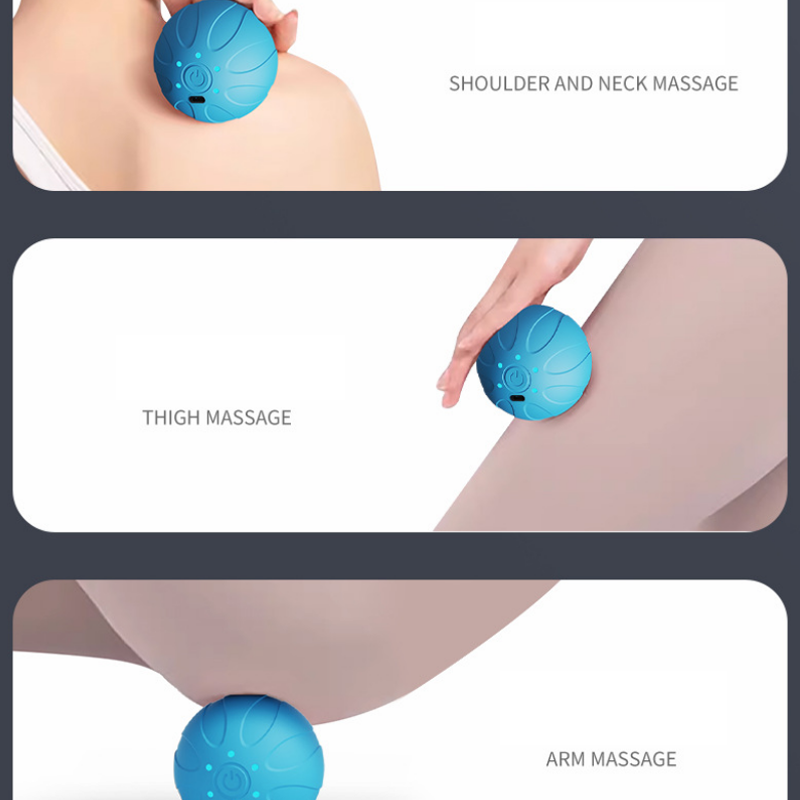 New Vibrating Massage Ball Han - Yoga Fitness Ball ulasan dan harga