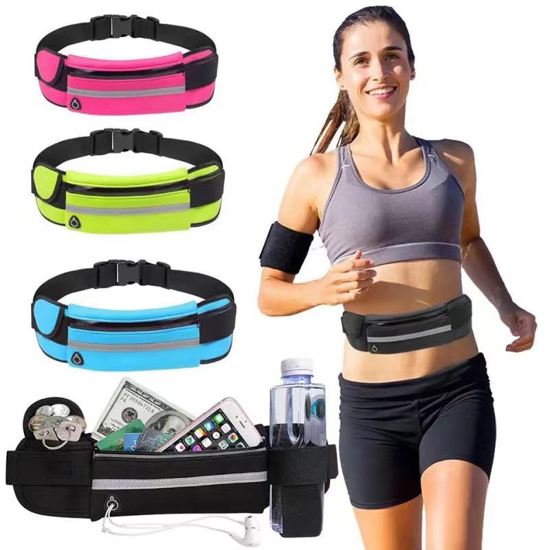 Running Waist Belt Pouch Worko - Yoga Fitness Apple ulasan dan harga