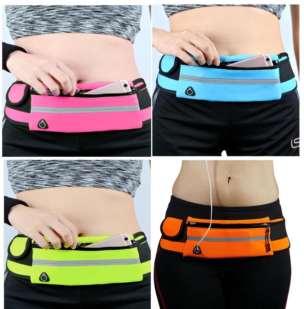 Running Waist Belt Pouch Worko - Yoga Fitness Apple ulasan dan harga