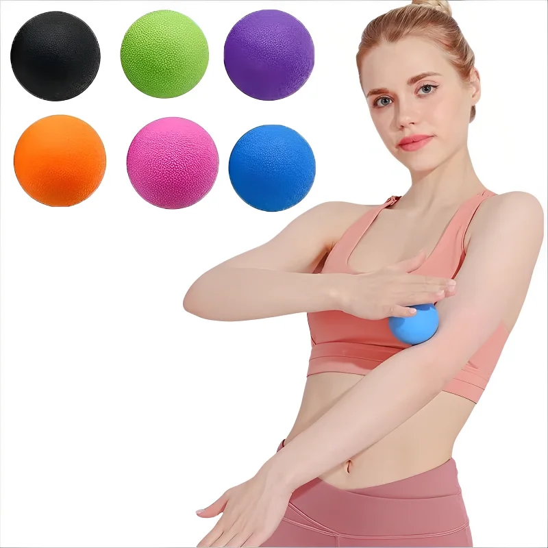 TPE 6CM Fascia Ball Deep Tissu - Yoga Fitness Ball ulasan dan harga