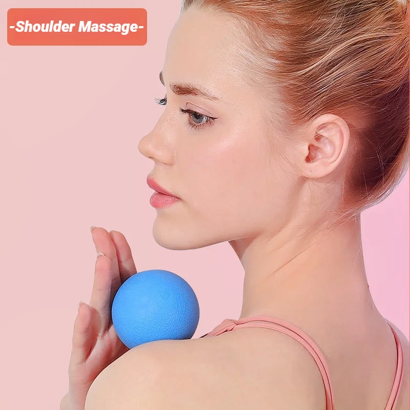 TPE 6CM Fascia Ball Deep Tissu - Yoga Fitness Ball ulasan dan harga