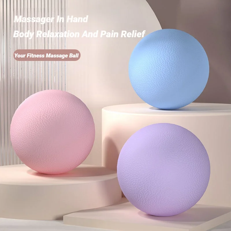 TPE 6CM Fascia Ball Deep Tissu - Yoga Fitness Ball ulasan dan harga