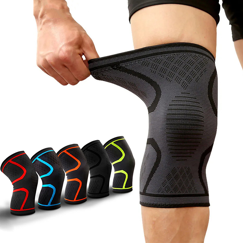 1PC Men Fitness Running Cyclin - Knee Sleeve Compression ulasan dan harga