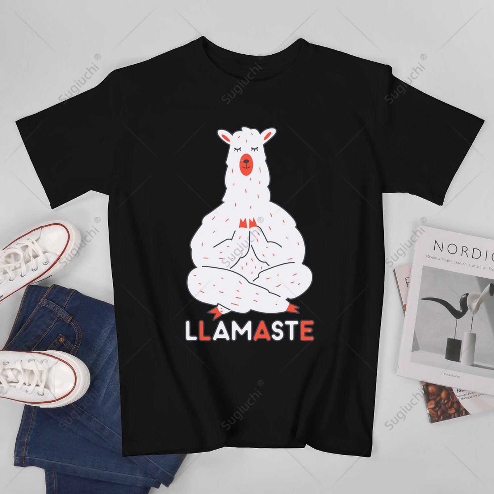 Unisex Men Llamaste Funny Zen  - Yoga Fitness Gifts ulasan dan harga