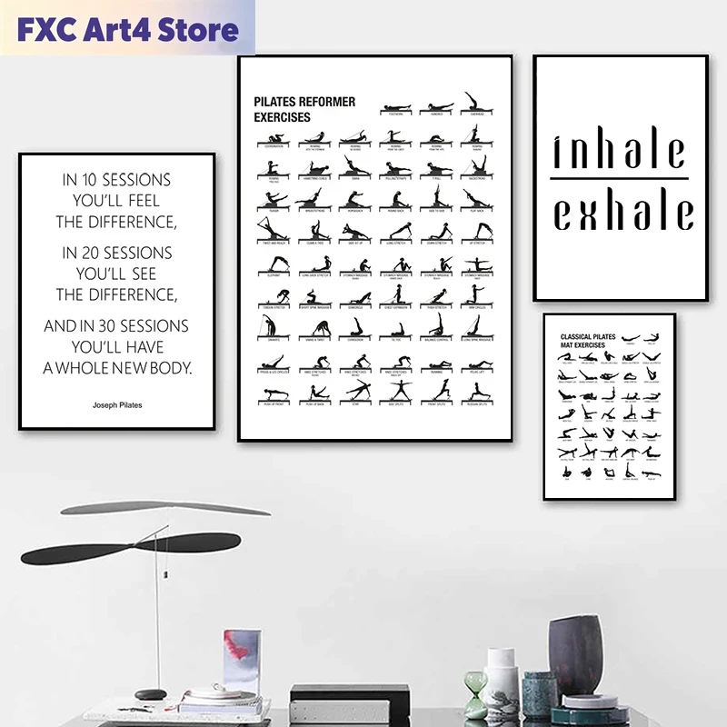 Frameless Pilates Workout Char - Yoga Fitness Gym ulasan dan harga