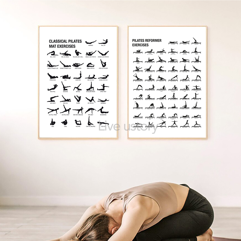 Frameless Pilates Workout Char - Yoga Fitness Gym ulasan dan harga